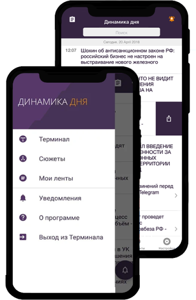 Мобильное приложение Динамика дня - Rossiya Segodnya, 400, 16.04.2021