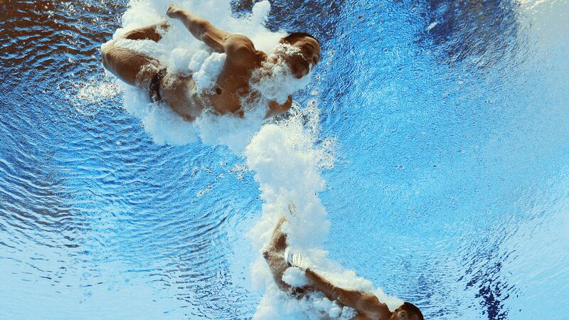 Чемпионат мира FINA 2015. Синхронные прыжки в воду. Мужчины. Трамплин 3м. Предварительный раунд - Rossiya Segodnya, 800, 08.09.2021