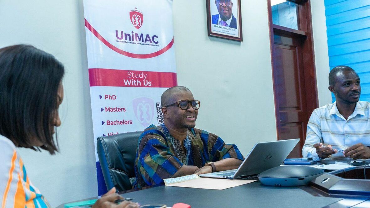 Проректор Университета медиа, искусств и коммуникаций Ганы (UniMAC). Эрик Опоку Менса Проректор Университета медиа, искусств и коммуникаций Ганы (UniMAC). Эрик Опоку Менса - Rossiya Segodnya, 1180, 16.02.2026